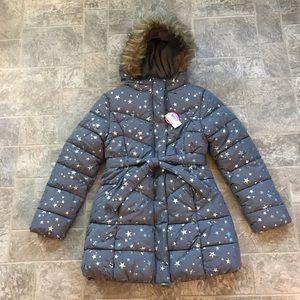 Size 10/12 or Large Girls Star 🌟 Winter Jacket